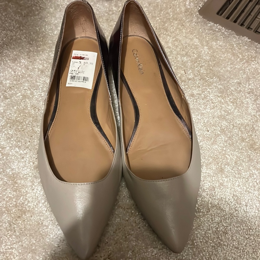 Calvin Klein flats